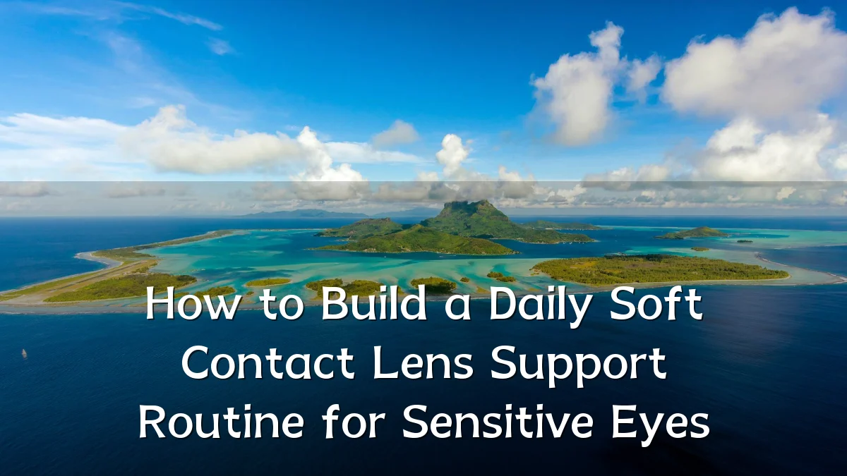How to Build a Daily Soft Contact Lens Support Routine for Sensitive Eyes