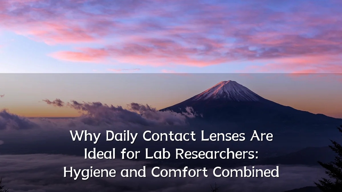 Why Daily Contact Lenses Are Ideal for Lab Researchers: Hygiene and Comfort Combined