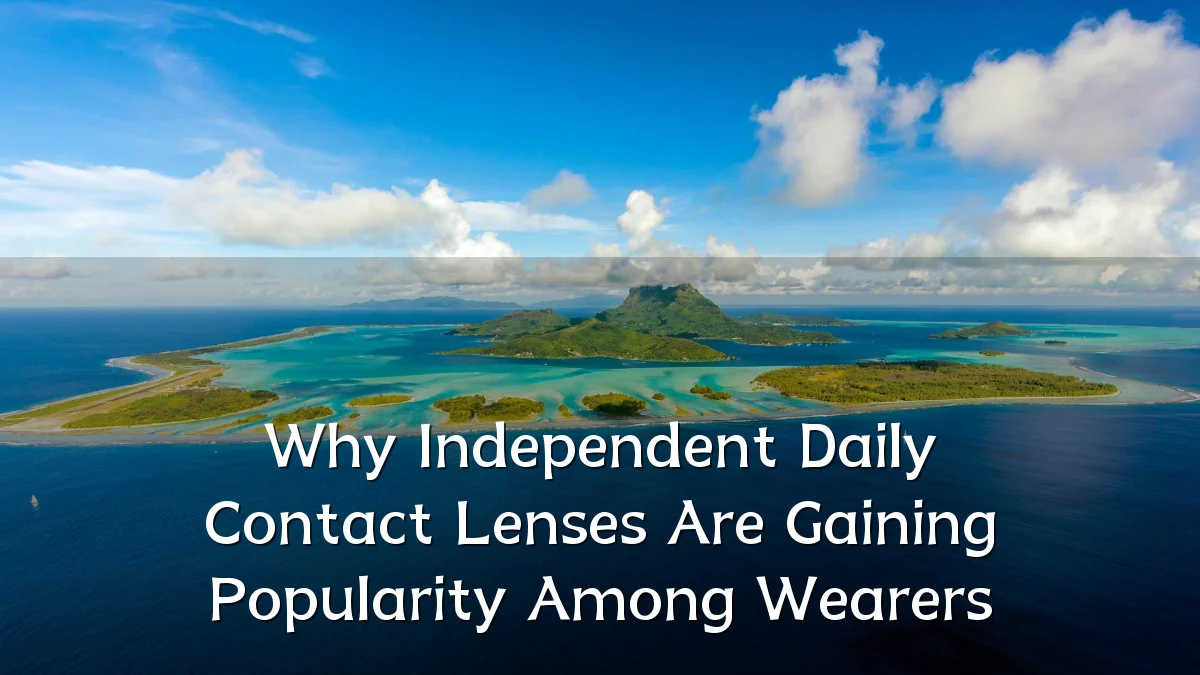 Why Independent Daily Contact Lenses Are Gaining Popularity Among Wearers