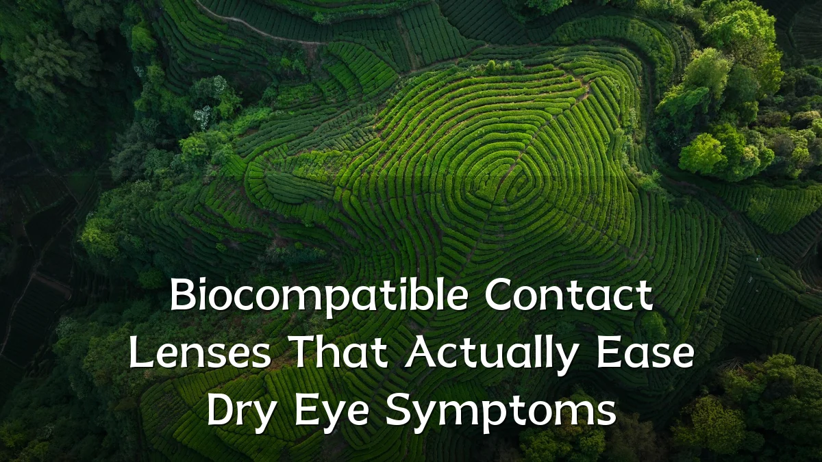 Biocompatible Contact Lenses That Actually Ease Dry Eye Symptoms