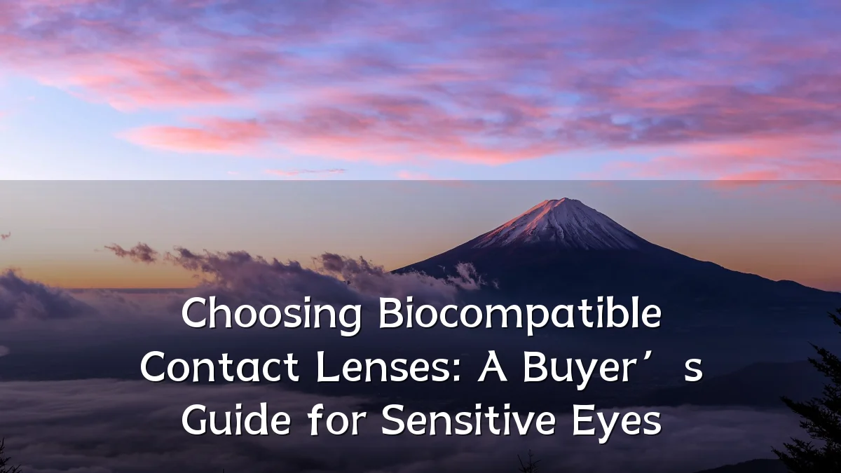 Choosing Biocompatible Contact Lenses: A Buyer’s Guide for Sensitive Eyes