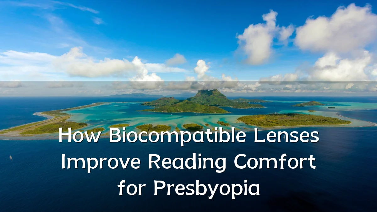 How Biocompatible Lenses Improve Reading Comfort for Presbyopia