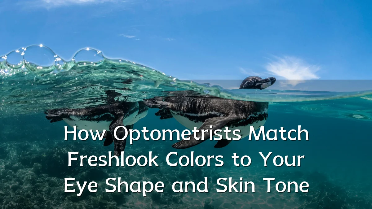 How Optometrists Match Freshlook Colors to Your Eye Shape and Skin Tone