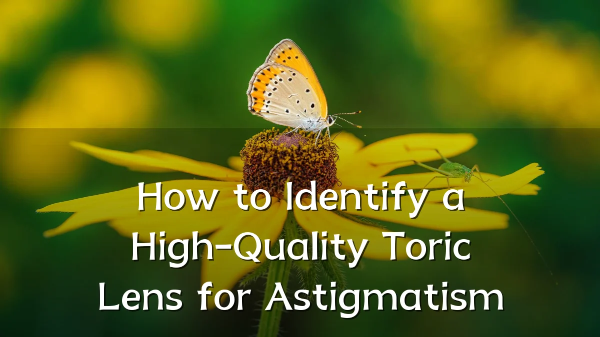 How to Identify a High-Quality Toric Lens for Astigmatism