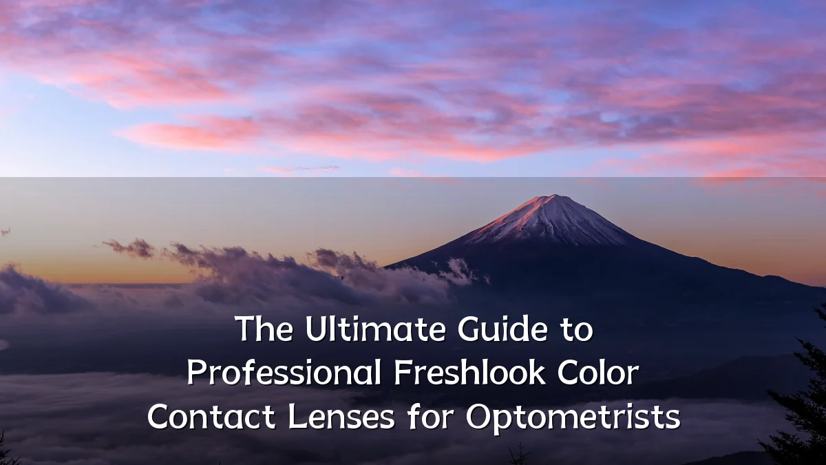 The Ultimate Guide to Professional Freshlook Color Contact Lenses for Optometrists