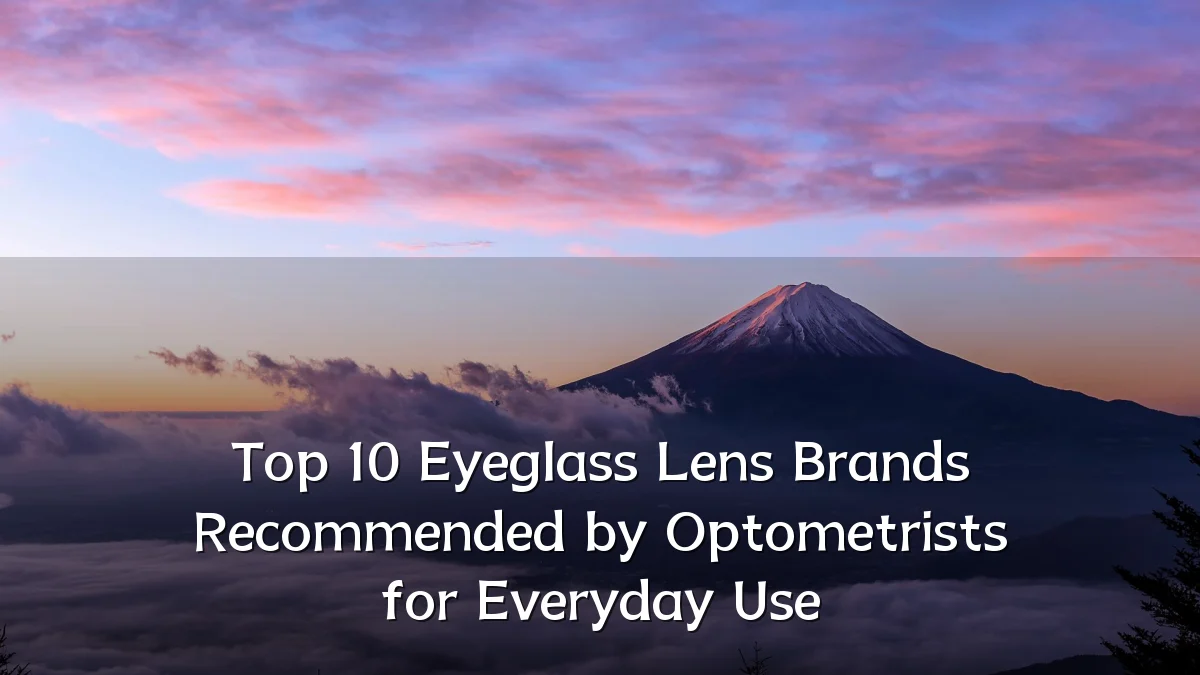 Top 10 Eyeglass Lens Brands Recommended by Optometrists for Everyday Use