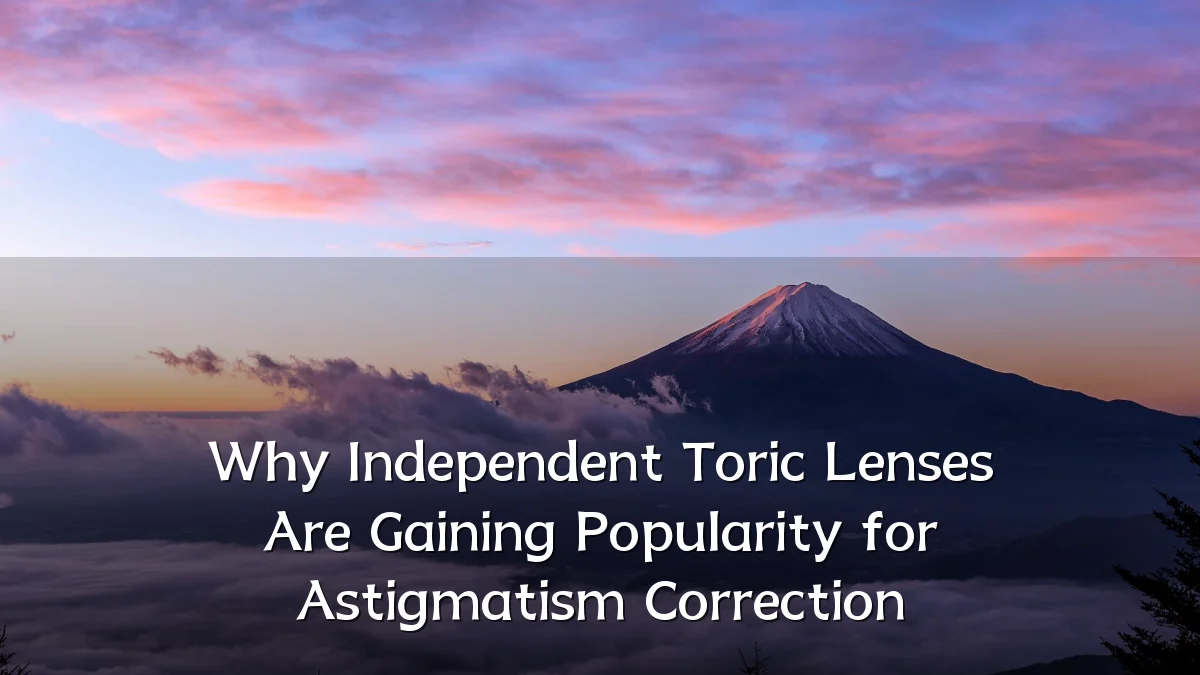Why Independent Toric Lenses Are Gaining Popularity for Astigmatism Correction