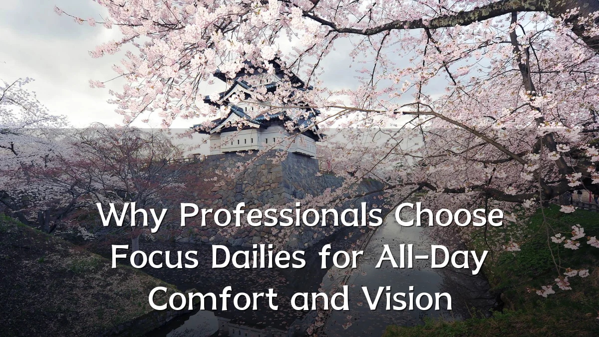 Why Professionals Choose Focus Dailies for All-Day Comfort and Vision