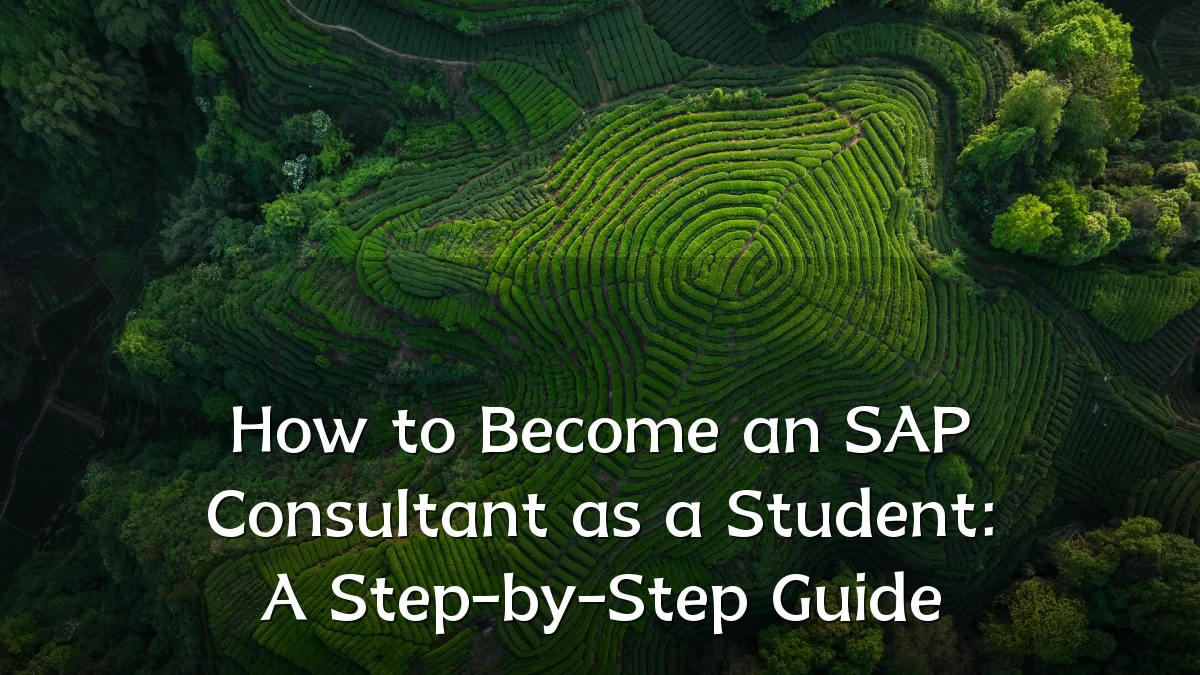 How to Become an SAP Consultant as a Student: A Step-by-Step Guide