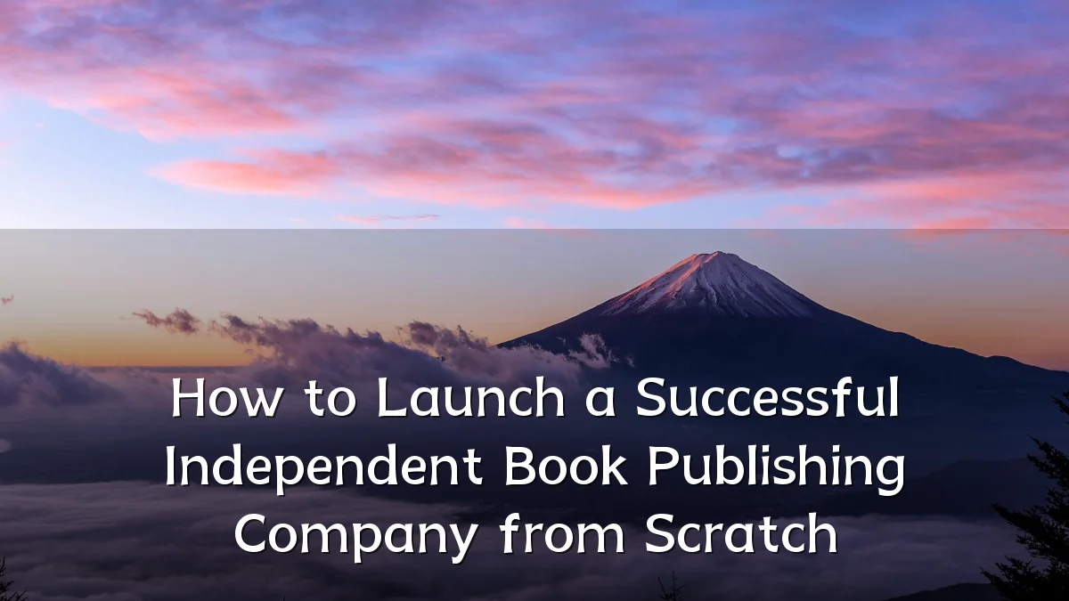 How to Launch a Successful Independent Book Publishing Company from Scratch